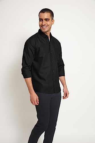 Image of SWADESI STUFF Ragular Fit Full Sleev Solid Casual Regular Fit Shirt For Men
