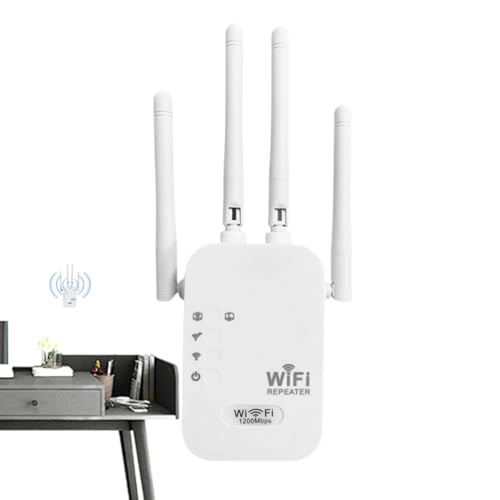 Amplificatore Internet Per WiFi - Estensore WiFi 4 Antenne Ad Alta Velocità Ripetitore Per Casa Potente A Raggio Di Segnale Portatile Per Strea lungo wireless