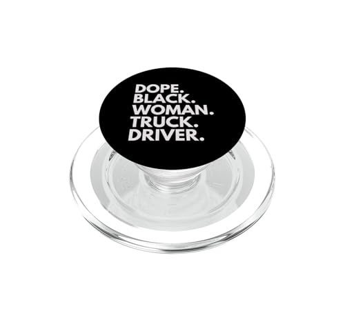 Évitez les chutes de téléphone en camion avec le PopGrip MagSafe Dope Black Woman