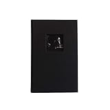 Kolo Hudson 3up Photo Album, Holds 300 4x6 Photos, Ideal for Weddings and Baby Books, Black