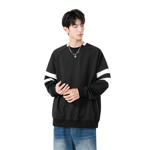 Sweat Homme Ample Col Rond Haut Manches Longues Automne Casual