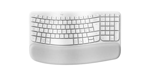 Logitech Wave Keys Wireless ergonómico Keyboard - Pan QWERTY