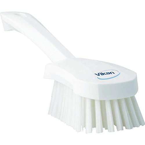 Image of Vikan 41925 Brush,Washing,Stiff,10 inch,PP /PBT,White