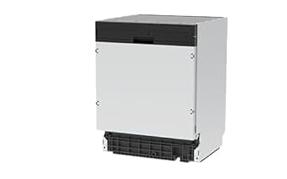 HYE Dishwasher - Integrated Dishwasher With 14 Place Settings, 60cm, Full Size & Built-In Design, Black, ECO Program, Quick Wash, Quiet (49 dB) - DW01B14PB25