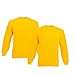 Produktbild Fruit of the Loom 2er Herren Sweatshirt Classic Set In Sweat M L XL XXL 3XL 4XL 5XL Verschiedene Farbsets & HLKauf-Block (2X Sonnengelb & 1x HLKauf-Block, 3XL)