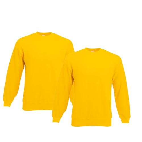 Fruit of the Loom 2er Herren Sweatshirt Classic Set In Sweat M L XL XXL 3XL...
