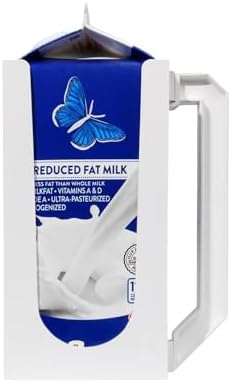 Carton Caddy XL Half Gallon Milk Carton Holder with Handle, Juice...