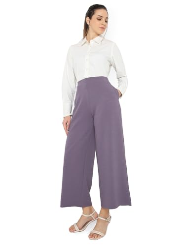 Image of Smarty Pants Women's Cotton Rib Pleated Trouser.