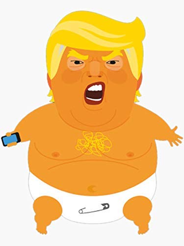 Pack of 6-2" Stickers -Trump Baby Balloon Sticker