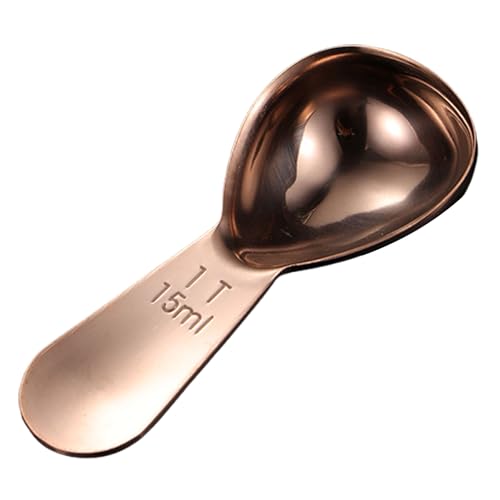 Coffee Scoop Measuring Spoon Lustrous Food Grade Ergonomic Easy Clean Measuring Teaspoon Kitchen Supplies Measuring Spoon Coffee Spoon