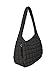 LEXSION Womens' Lightweight Quilted Carryall GYM Tote Bag Puffer Crossbody Bag Soft Puffy Boho Handbags Cloud Weight Big Capacity Purse 8040 Black M