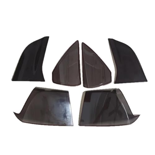 Cubierta protectora de luz trasera para Tesla Modelo 3 kit embellecedor negro 6 unids