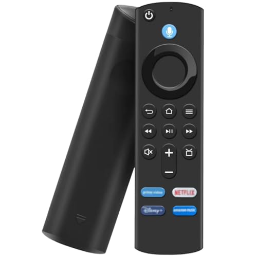 Replacement Voice Remote 3rd Gen with Voice Function fit for AMZ Smart TVs 4K/4K Max/Lite/Cube Stick,and fit for Smart TVs Cube (1st Gen and Later)