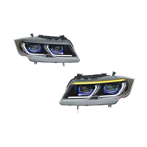 Faros delanteros LED para BMW 3 E90 con intermitentes y DRL Plug and Play