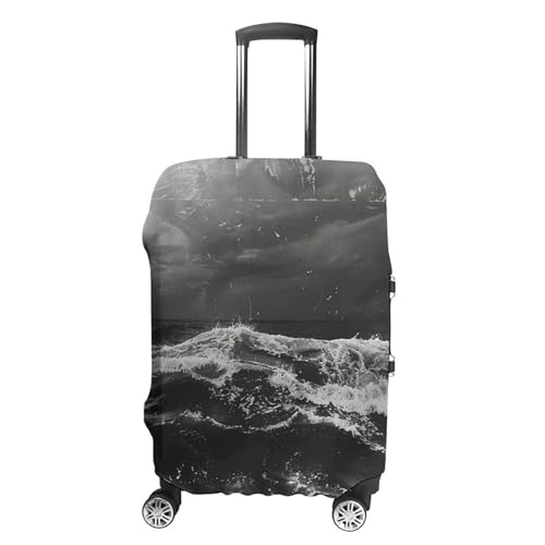 Abstract Grainy Picture Luggage Cover Washable Elastic Suitcase Cover, Anti Scratch Personalized Suitcase Protectors, Fashion Baggage Covers For Travel