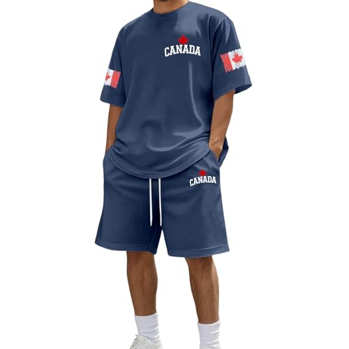 Coton respirant ensemble homme 2 pièces manches courtes confort