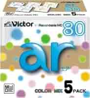 Amazon | ビクター MD80分5枚 [MD80SX5] | ビクター(VICTOR