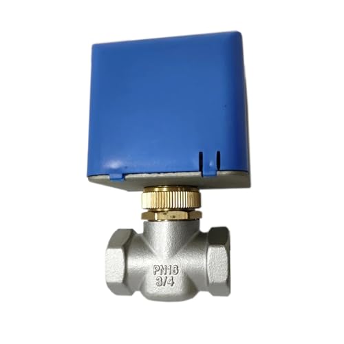 Válvula de globo motorizada de 3/4" para control automático de flujo 2