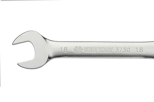 KING TONY 373018M Chrome Vanadium Alloy Steel Flexible Speed Wrench, 203 mm Length, 18 mm Size, Pack of 10 - Image 2