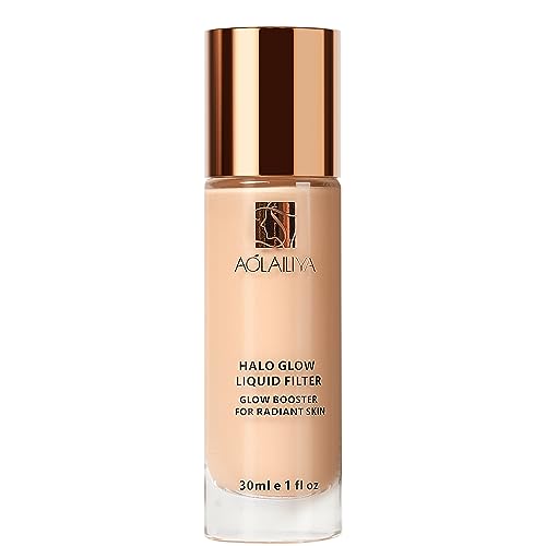 Natural Glow Liquid Filter, Face Complexion Booster For an All Day Radiant Glow Soft-Focus Look, Liquid Highlighter Primer, Glow Lotion, Vegan & Cruelty-Free (Fair)