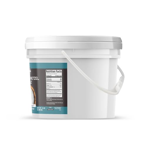 Birch & Meadow 1 Gallon, Coarse Pretzel Salt, Coarse Food-Grade, Natural Compressed Salt