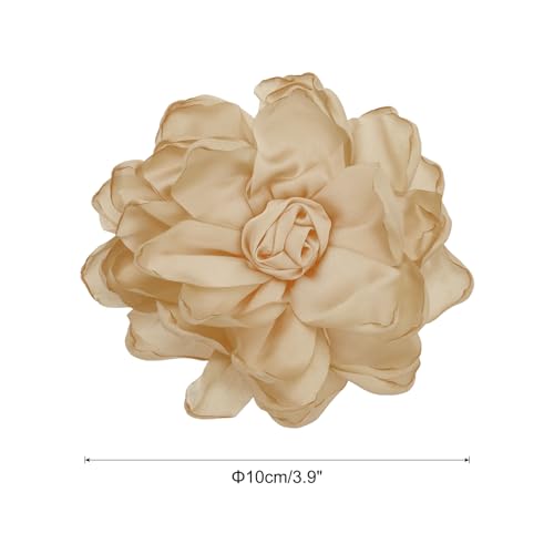 Image of PATIKIL Rose Flower Hair Clips, Fabric Brooch Pins for Women Wedding Party Dance Dress Clothes Accessories Valentine's Day Gifts