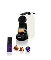 De'Longhi Nespresso Essenza Mini EN85W.SOLO, Automatic Coffee Maker, Single-Serve Capsule Coffee Machine, Welcome Set Included, Compact Design, 19 Bar Pressure, 1150W, Pure White