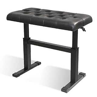 Banquette Piano Banc,Tabouret Piano Banc de piano d’artiste de levage hydraulique solo de luxe, tabourets de clavier réglables en hauteur 65 x 35 cm grand siège, adapté aux enfants et aux adultes - Les Beatles, Paul McCartney, John Lennon, RIngo Starr, George Harrison