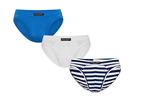 Bamboo Underwear for Men, Set of 3-Ultra Soft and Comfortable Lightweight Underwear - Breathable, Premium Classic Briefs