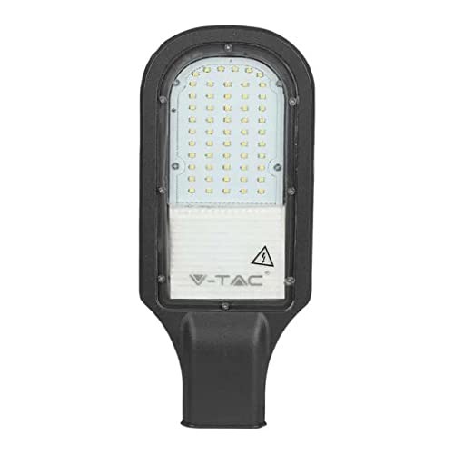 Lampadaire LED V-TAC 30W puce Samsung 4000K éclairage public extérieur étanche IP65