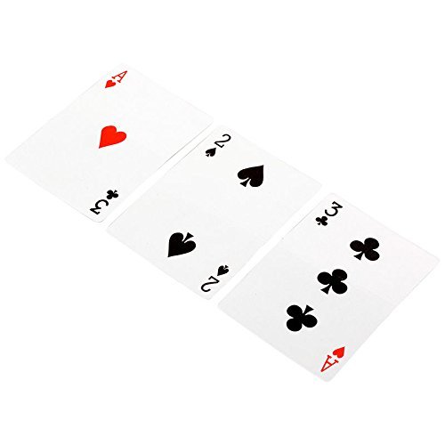 ���]�ԃ��b�h�o�b�N 3 3 �J�[�h�����e�}�W�b�N�g���b�N Bicycle Red Back 3 Three Card Monte Magic Trick