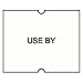 Productive Labels White 2-Line, 8 Character Dating and Coding Gun Labels Black Imprinted 