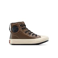 Converse Kids' Chuck Taylor All Star Berkshire Boot, Grounded/Black/Light Dune, 2 Little Kids