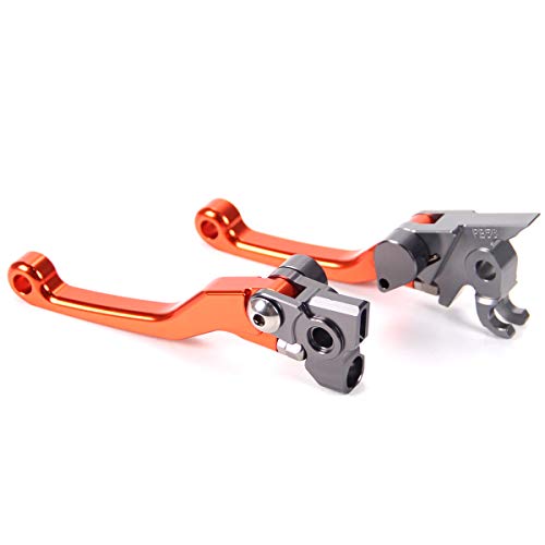 motor-mh Pivot Dirtbike Brake Clutch Levers for 250 SXF/EXCF/Sixdays 2007-2013, EXCE 300 2007-2013, EXCF 350 2012-2013, 450 EXCF 2007-2013