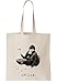 Happy Grilling Gorilla Sac fourre-tout en toile