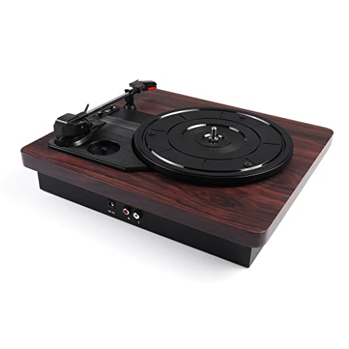 33 45 78 RPM LP Record Player Antique Gramophone Turntable Disc Vinyl Audio RCA R/L 3.5mm Output Out USB DC 5V Wood… - Les Beatles, Paul McCartney, John Lennon, RIngo Starr, George Harrison 33 45 78 RPM LP Record Player Antique Gramophone Turntable Disc Vinyl Audio RCA R/L 3.5mm Output Out USB DC 5V Wood… – Image 3