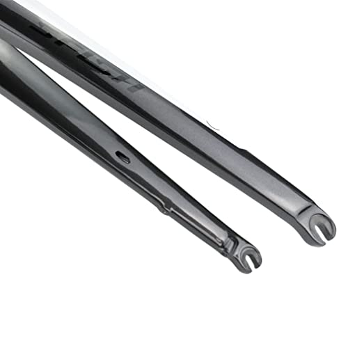 Hsqma Carbon Fiber Rigid Fork 700C Road Bike Fork Disc Brake 26'' 27.5'' 29'' Mtb Fork Quick Release 9X100Mm 1-1/2'' Tapered Bicycle Front Fork (Color : Red) #TOP4