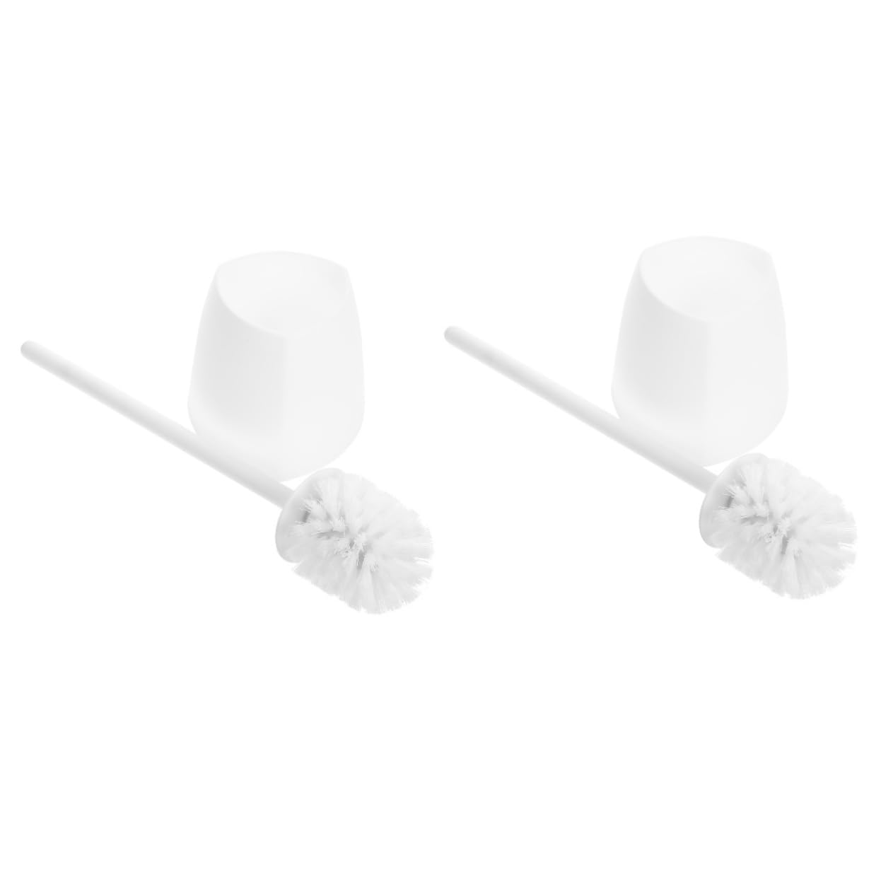 Brosses de toilette avec support lot de 2 MAGICLULU pour nettoyage facile de cuvette WC