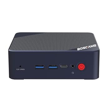 BOSGAME Mini PC N100 Alder Lake 12th Mini Computer, Win11 Pro 16 GB DDR4 RAM 512 GB PCIe x1 SSD, Display triplo 4K 60 HZ con doppio HDMI+Type-C, Mini PC silenzioso 36 W, WIFI5, Ufficio, Istruzio