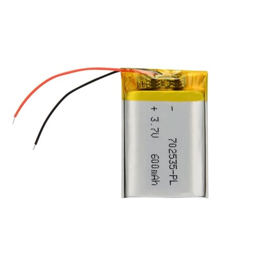 Batería 702535 600 mAh 3,7 V de litio recargable para dispositivos electrónicos
