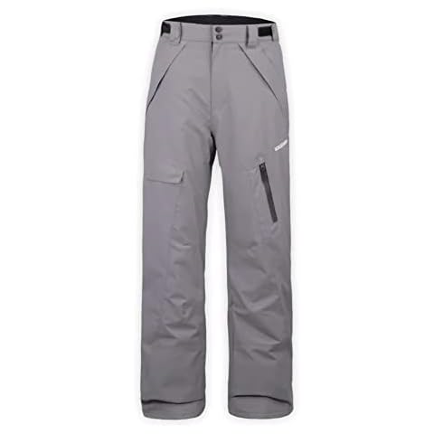 Boulder Gear Men's Payload Cargo Waterproof Breathable Seam Sealed Warm Insulated Winter Snow Pants, Steel, X-Large Cover