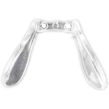 Clear Transparent Rubber Silicon Conjoined Saddle Anti-Slip Nose Bridge Pads for Glasses Sunglasses Frames Eyeglasses Spectacles HNP428 Clear - 1 Set