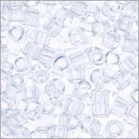 Miyuki Delica 11/0 Cylinder Seed Beads - Crystal AB - DB0051 5 grams