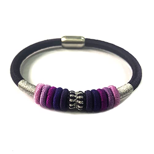 JFENG Woven Bracelet Hand-Knitted Woven Bracelet Hand-Knitted Lucky Rope Bracelet Tibetan Buddhist Traditional Wristbands Wrist Cuff Bracelets,Style Two,22cm