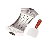 Colcolo Aereo Spaetzle Spaetzle Aereo Spaetzle Maker con Strumento di raschiatura Rust Rust Rust Rust Rust RustEged Pasta Maker per la Cottura a casa, a Forma di Ventaglio