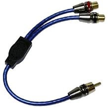 ProLink "Audiophile Series" Stereo RCA Interconnect Cables -1 Male to 2 Female Y Cable