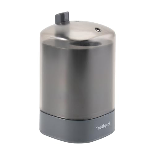 TOVINANNA Porta Palillos de Dientes Dispensador Semiautomático Plástico Tapa Extraíble Diseño Silencioso y Fácil Limpieza para Hogar Restaurante Oficina
