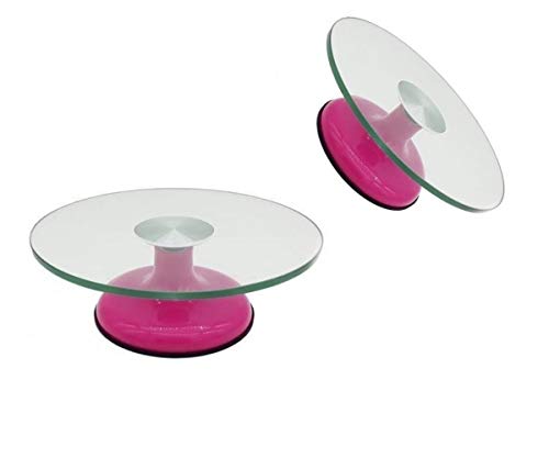 BAILARINA GIRATÓRIA DE VIDRO BRANCA