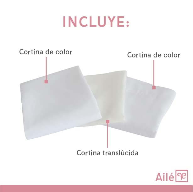 Cortinas, Home Improvement cortina blanca Marca AILÉ (3)