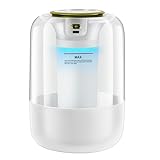 Humidifier with Double Nozzle, 2.2L Humidifiers for Bedroom, 26dB Quiet Dual Spray Cold Mist Humidifier for Plants, Office, and Home Baby Nursery, 3 Gear and Night Light, Easy to Fill & Clean